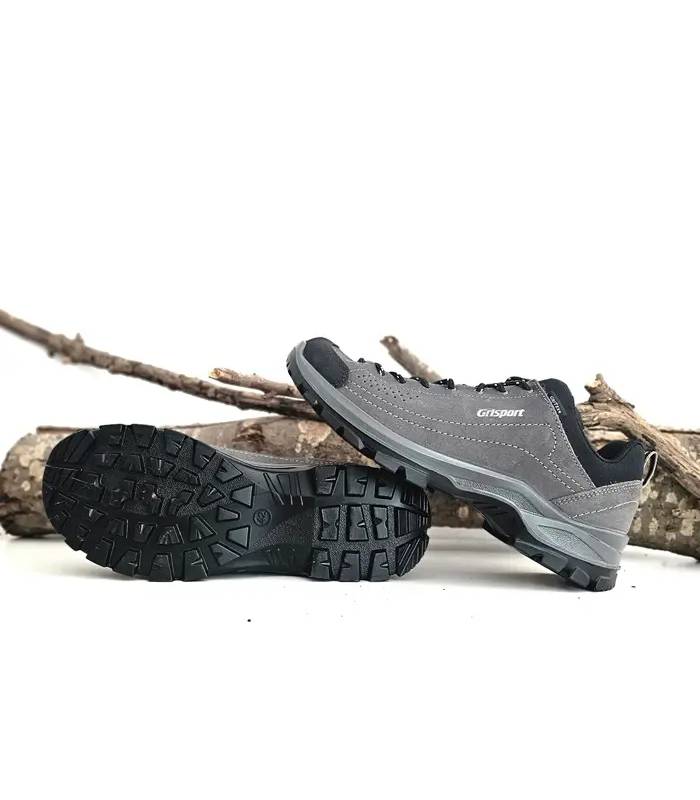 Zapatillas senderismo hombre Grisport grises suela agarre