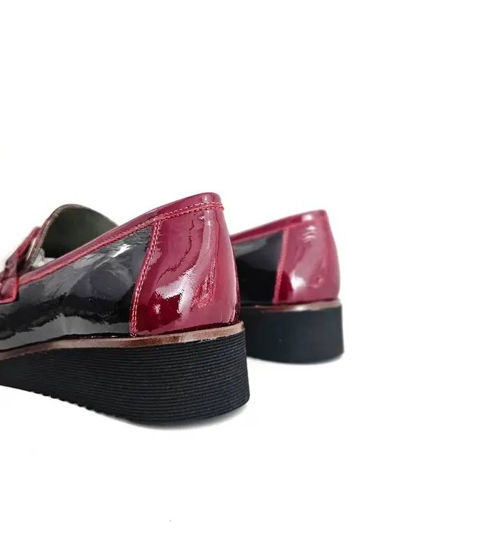 Zapatos mujer cuña ligera Nival Noelia perfil lateral