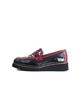 Mocasines Nival mujer cuña ligera animal print jirafa