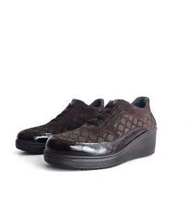 Zapatos invierno mujer cómodos marrón chocolate