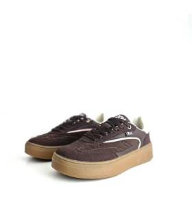 Zapatillas Xti mujer plataforma marrón para otoño invierno