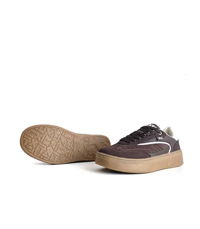 Suela caramelo zapatillas Xti mujer plataforma marrón