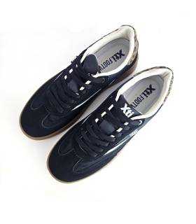Zapatillas Xti mujer negras cierre cordones cómodas