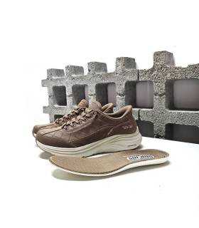 Plantilla Air-Cooled Memory Foam Skechers Slip-ins mujer marrón claro