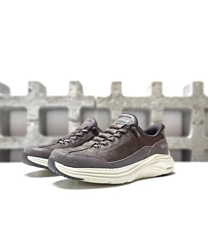 Zapatillas Skechers Slip-ins mujer Contour Foam Natural Ease marrón oscuro
