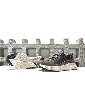 Suela flexible zapatillas Skechers Slip-ins mujer marrón oscuro