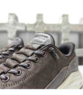 Detalle Cozy Fit Skechers Slip-ins mujer marrón oscuro