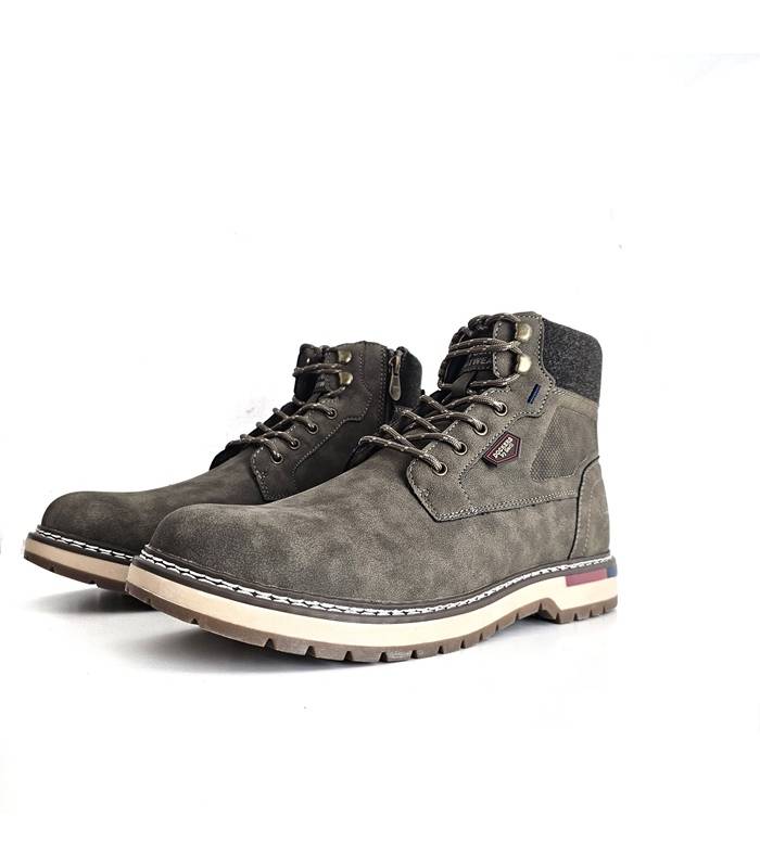 Botas Dockers hombre verdes casual perfil y suela dentada