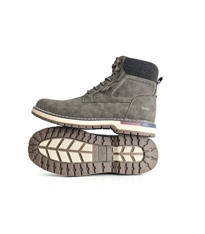 Botas Dockers hombre verdes con cordones estilo urbano
