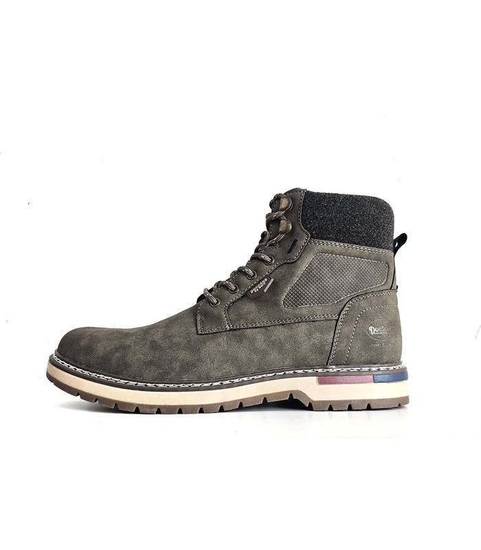 Botas Dockers by Gerli hombre verde oliva, perfil