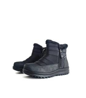 Botines Treintas mujer negros cómodos vista frontal