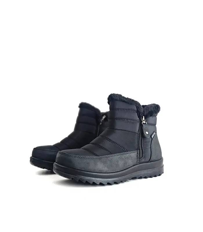 Botines Treintas mujer negros cómodos vista frontal