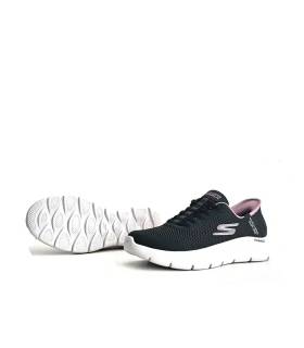 Suela flexible zapatillas Skechers GO WALK Flex mujer negras