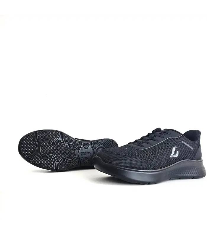 Suela zapatillas Luisetti hombre negras buen agarre