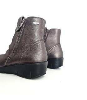 Botines mujer piel G Comfort taupe vista trasera