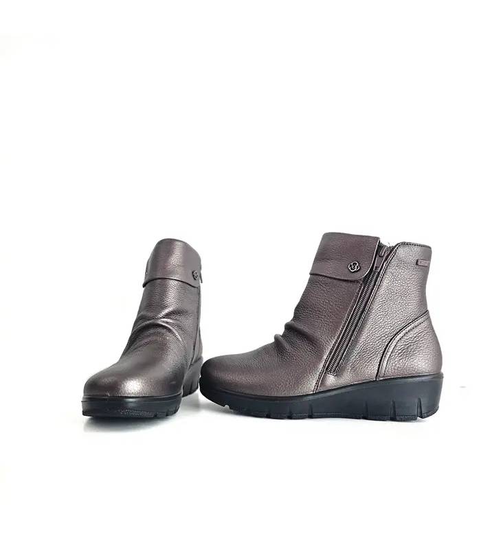 Botines mujer invierno cómodos G Comfort color taupe