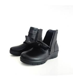 Botines G Comfort mujer negros doble cremallera