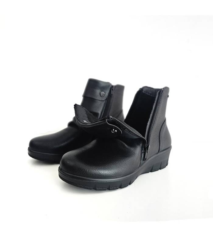 Botines G Comfort mujer negros doble cremallera