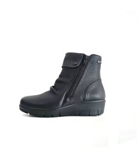Botines mujer invierno G Comfort piel negra