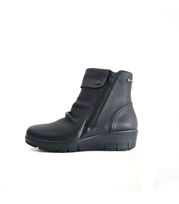 Botines mujer invierno G Comfort piel negra