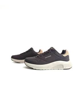 Perfil zapatillas casual hombre Skechers marrón chocolate