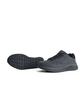 Suela zapatillas Skechers hombre negras casual invierno