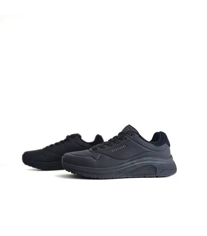 Perfil zapatillas Skechers hombre negras Uno Lite 2