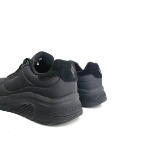 Talón zapatillas casual Skechers hombre color negro