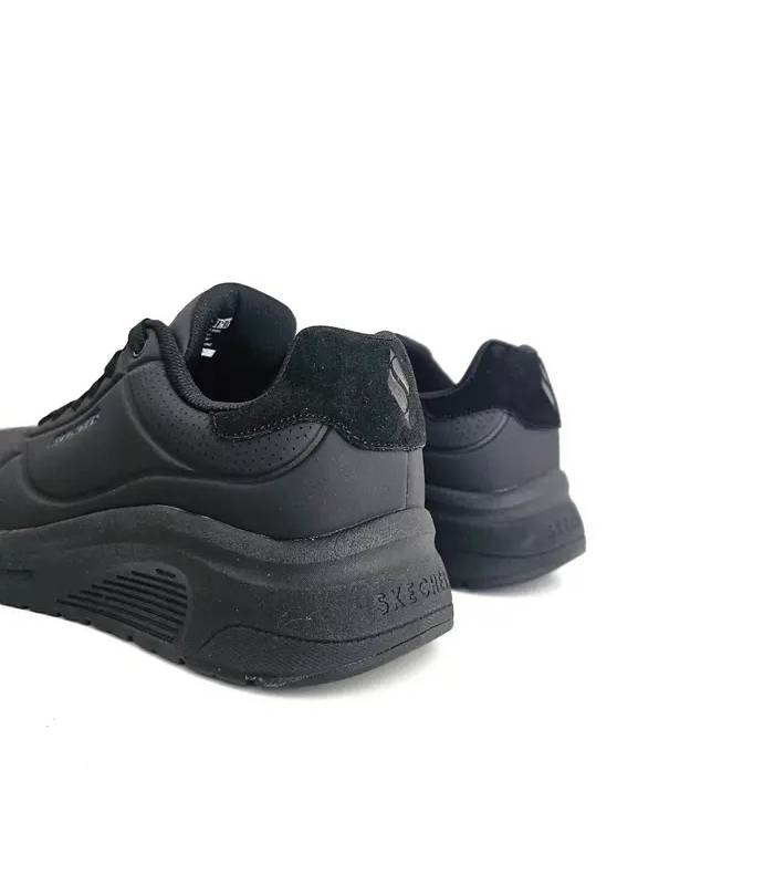 Talón zapatillas casual Skechers hombre color negro