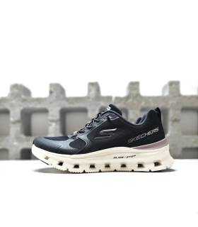 Zapatillas Skechers mujer negras con suela amortiguada Glide-Step