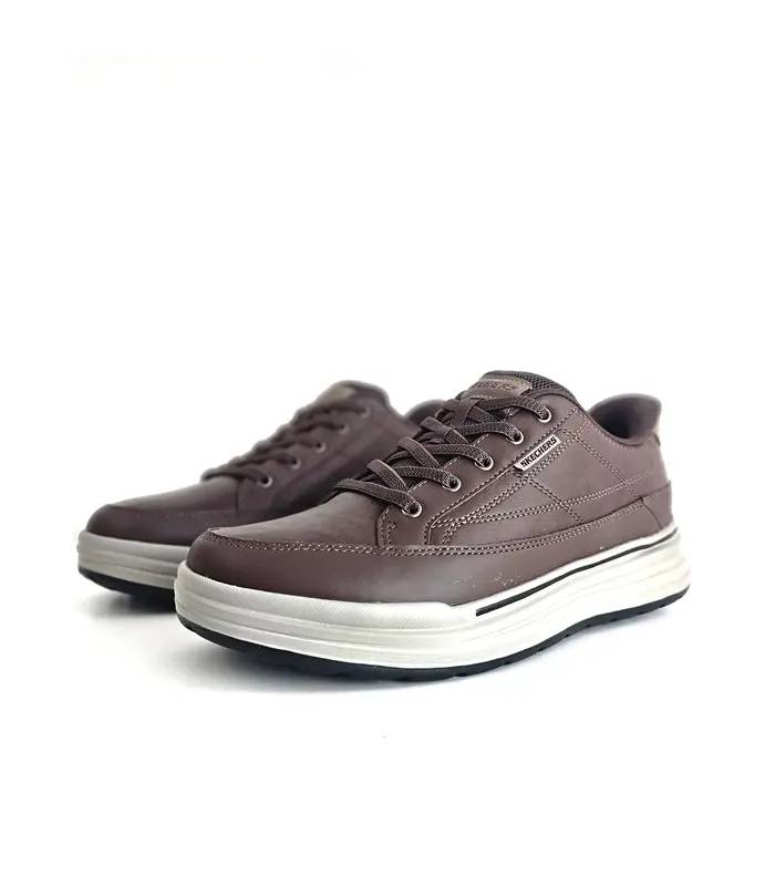 Zapatos Skechers hombre invierno Slip-ins Sterling Hansel marrón chocolate