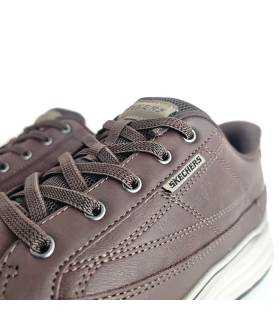 Cordones elásticos zapatos Skechers hombre Slip-ins Sterling Hansel marrón