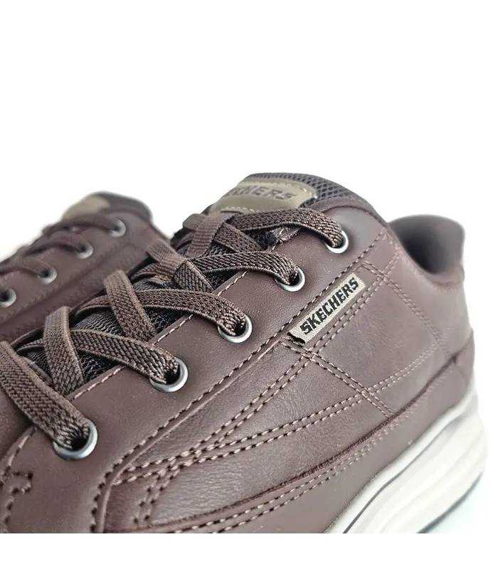 Cordones elásticos zapatos Skechers hombre Slip-ins Sterling Hansel marrón