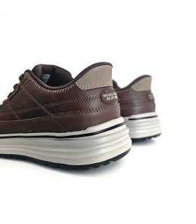 Talón Skechers Hands Free Slip-ins hombre Sterling Hansel color chocolate
