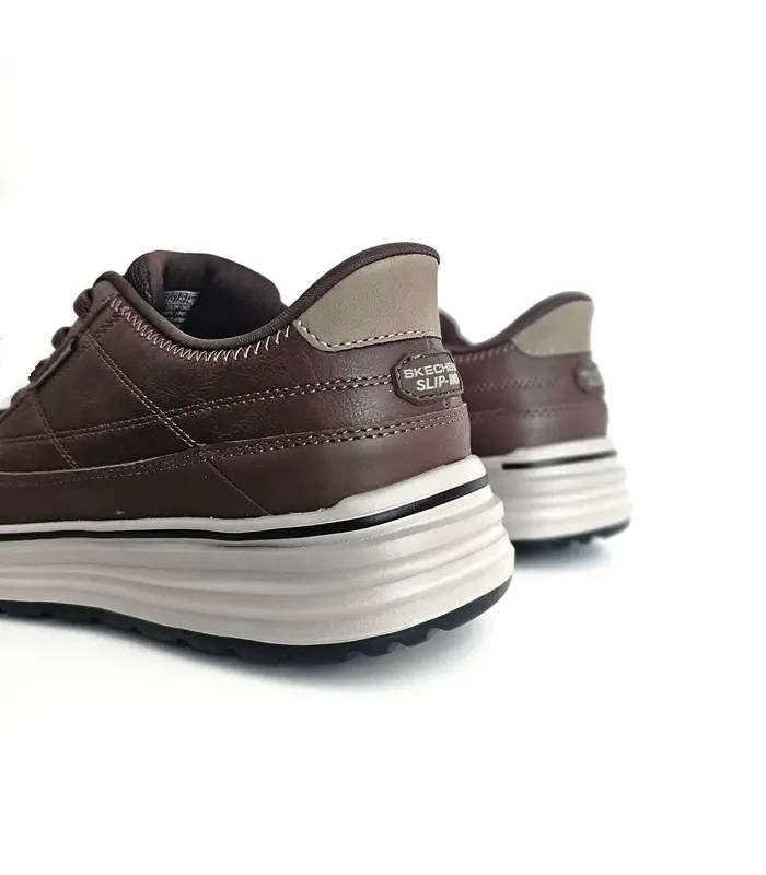 Talón Skechers Hands Free Slip-ins hombre Sterling Hansel color chocolate