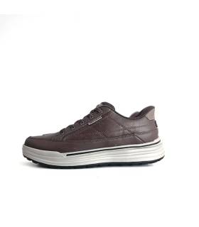 Zapato Skechers hombre marrón Sterling Hansel Slip-ins perfil lateral
