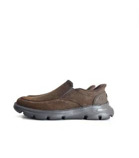 Zapatos hombre sin cordones Skechers Arch Fit color cocoa