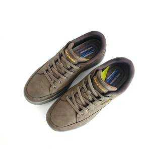 Zapatos Skechers hombre marrón con plantilla Air Cooled Memory Foam