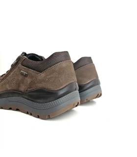 Zapatos G Comfort mujer piel marrón detalle talón