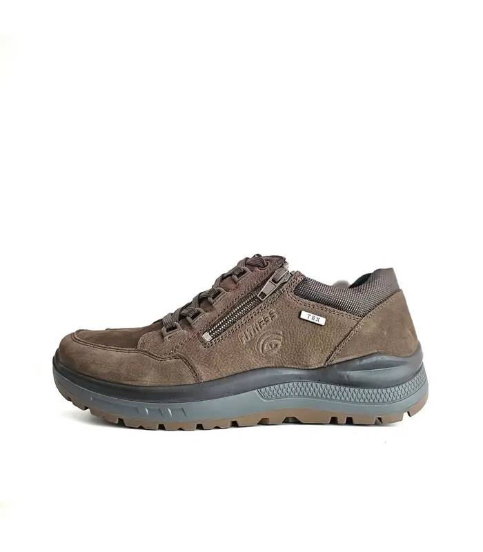 Zapatos G Comfort mujer piel marrón horma ancha perfil