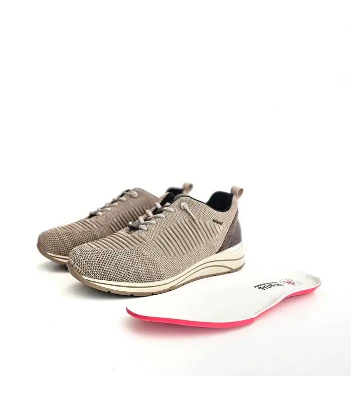 Zapatos Treintas mujer plantilla extraíble beige
