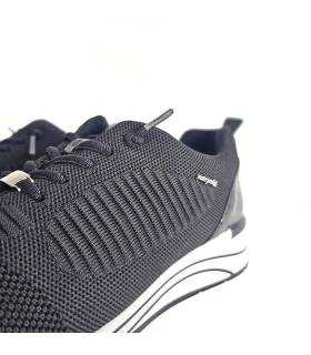 Zapatos Treintas mujer negros tejido técnico