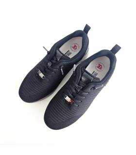 Zapatillas Treintas mujer negras vista superior