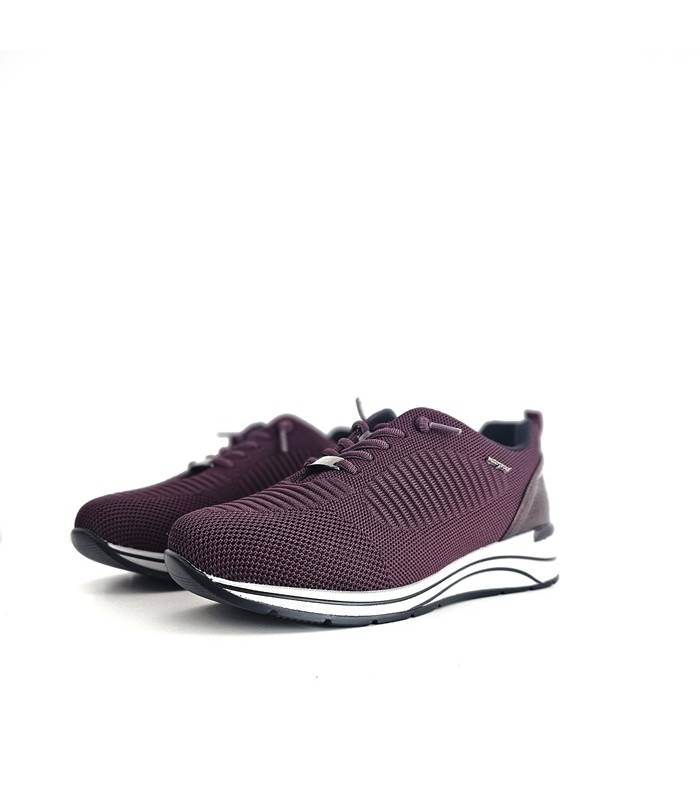 Zapatos impermeables mujer Treintas burdeos cómodos