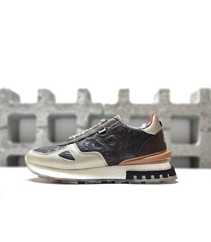 Zapatillas casual mujer marrones Anekke Lisboa con cordones