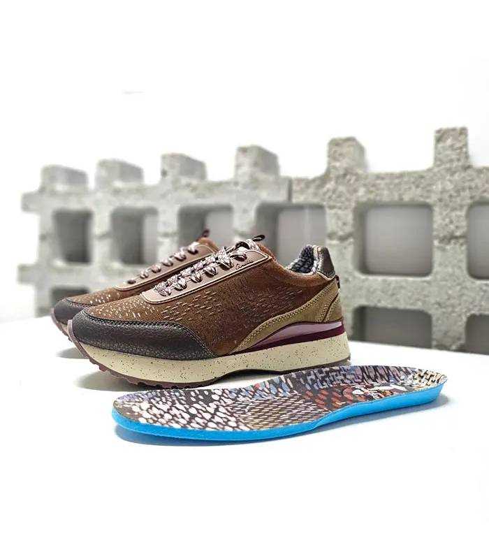 Zapatillas mujer plantilla extraíble Anekke Praga marrones