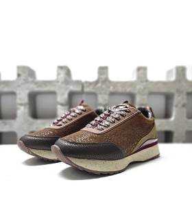 Zapatillas Anekke mujer marrones Praga deportivas casual
