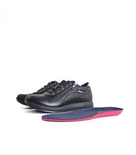 Zapatillas Kangaroos mujer negras con plantilla extraíble