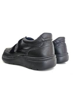 Zapatos negros hombre cómodos Luisetti vista trasera