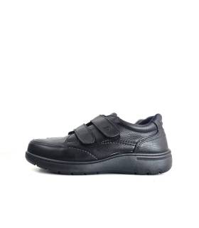 Zapatos cómodos hombre piel Luisetti doble velcro